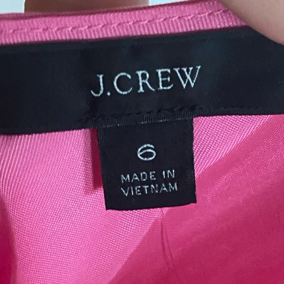 NWT J.Crew Cupro-blend midi T-shirt dress in pink size 6 - Picture 3 of 5